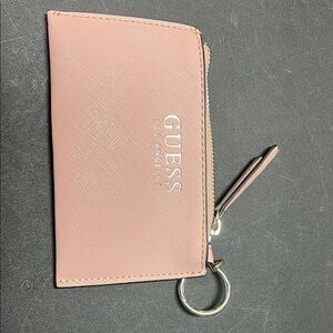 GUESS Blush Pink Key and Card Holder
